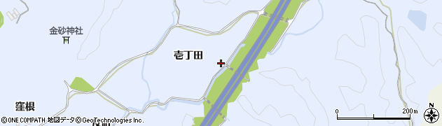 福島県いわき市山田町（壱丁田）周辺の地図