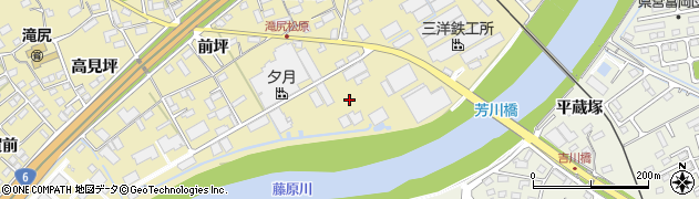 福島県いわき市泉町滝尻松原周辺の地図