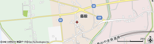 富山県下新川郡入善町藤原周辺の地図