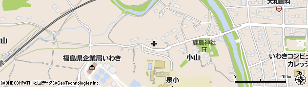 福島県いわき市泉町小山67周辺の地図