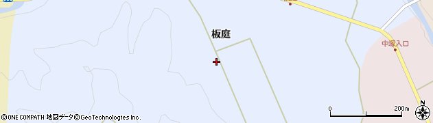 福島県塙町（東白川郡）板庭（板庭前）周辺の地図