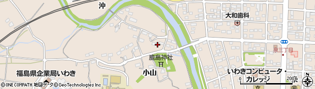 福島県いわき市泉町小山228周辺の地図
