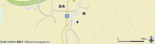 福島県いわき市渡辺町田部（塙）周辺の地図