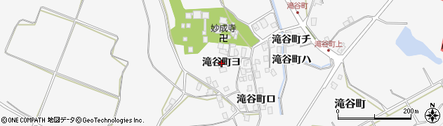 石川県羽咋市滝谷町（ヨ）周辺の地図