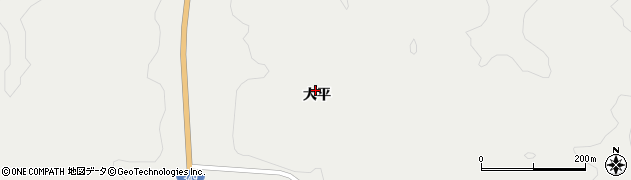 福島県鮫川村（東白川郡）青生野（大平）周辺の地図