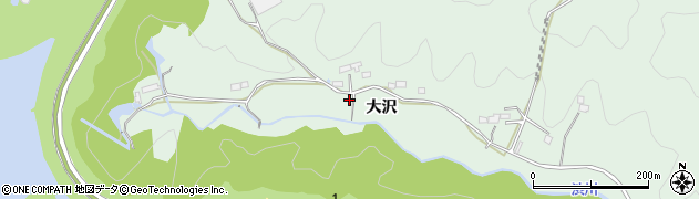 福島県いわき市渡辺町松小屋（大沢）周辺の地図