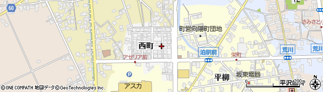 富山県下新川郡朝日町西町周辺の地図