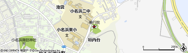 善行院周辺の地図