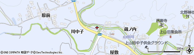 福島県いわき市山田町川中子周辺の地図