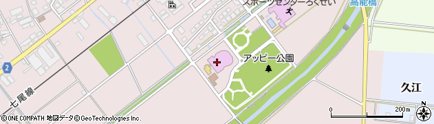 中能登町　カルチャーセンター飛翔図書室周辺の地図