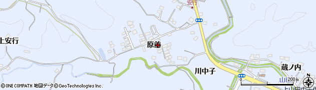 福島県いわき市山田町原前周辺の地図