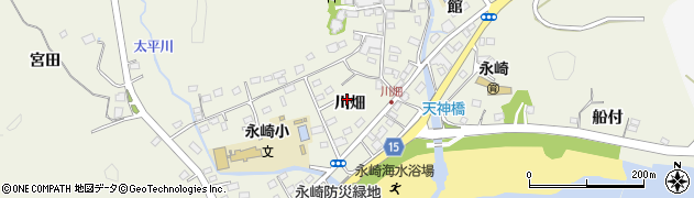 福島県いわき市永崎（川畑）周辺の地図