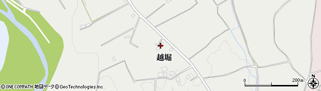 栃木県那須塩原市越堀625周辺の地図