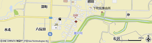 福島県いわき市渡辺町田部渡部周辺の地図