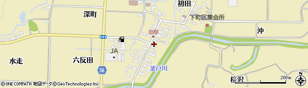 福島県いわき市渡辺町田部（渡部）周辺の地図