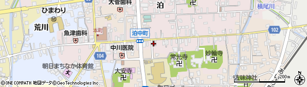 中町簡易郵便局周辺の地図