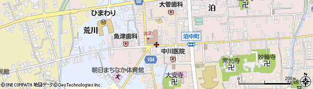 朝日町役場　五叉路ＣｒｏｓｓＦｉｖｅ周辺の地図