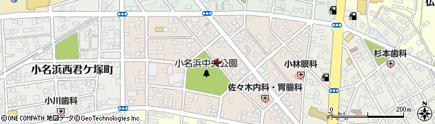 福島県いわき市小名浜南君ケ塚町周辺の地図