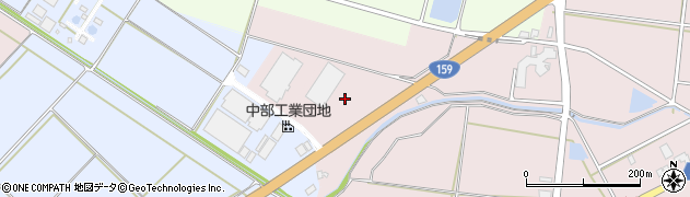 石川県中能登町（鹿島郡）小竹（ら）周辺の地図