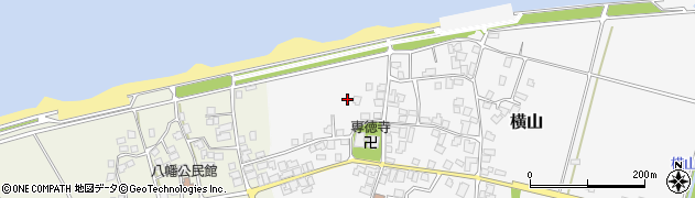富山県下新川郡入善町横山周辺の地図