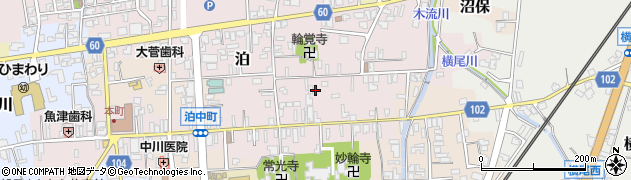 富山県下新川郡朝日町泊160周辺の地図