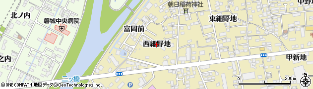 福島県いわき市小名浜大原（西細野地）周辺の地図