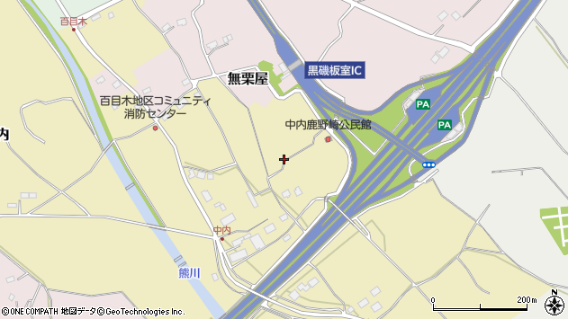 〒329-3126 栃木県那須塩原市中内の地図