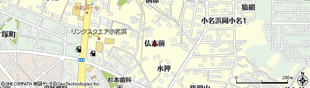 福島県いわき市小名浜岡小名仏玄前周辺の地図