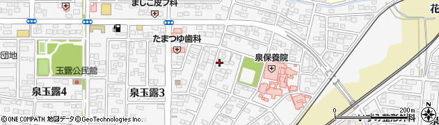 福島県いわき市泉町玉露（前原）周辺の地図