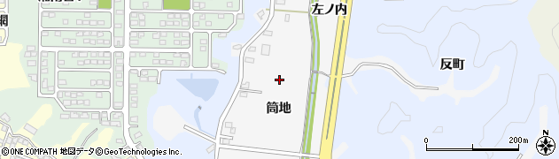 福島県いわき市小名浜下神白（筒地）周辺の地図
