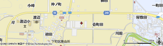 福島県いわき市渡辺町田部（壱町田）周辺の地図