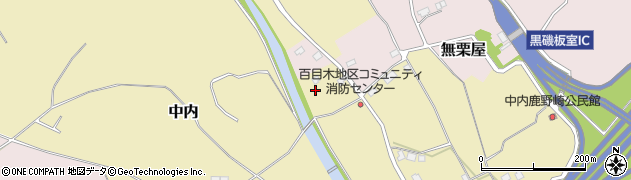 栃木県那須塩原市中内193周辺の地図