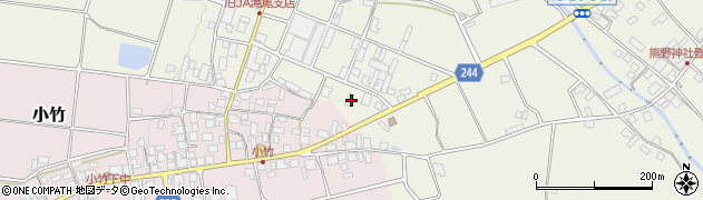 平沢建築板金店　作業場周辺の地図