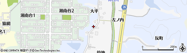 福島県いわき市小名浜上神白大平94周辺の地図