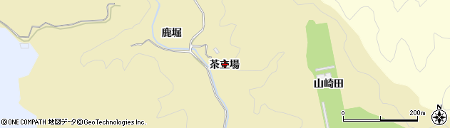 福島県いわき市江畑町（茶立場）周辺の地図
