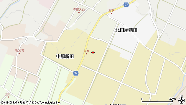 〒949-2204 新潟県妙高市中原新田の地図