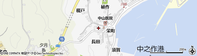 福島県いわき市中之作川岸1周辺の地図