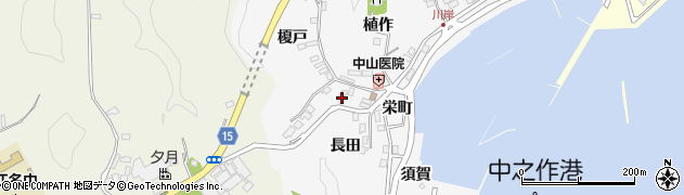 福島県いわき市中之作川岸44周辺の地図