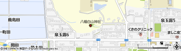 八幡白山神社周辺の地図