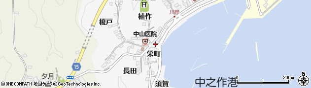 福島県いわき市中之作川岸34周辺の地図