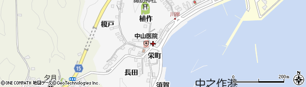 福島県いわき市中之作川岸35周辺の地図
