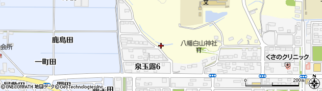 福島県いわき市泉町玉露（花輪）周辺の地図