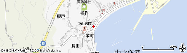 福島県いわき市中之作川岸31周辺の地図