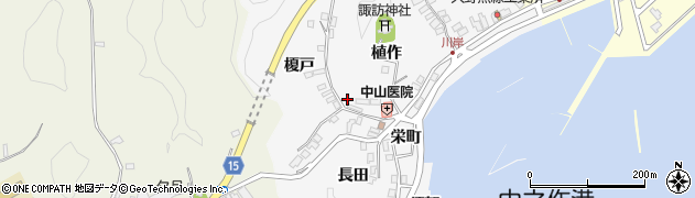 福島県いわき市中之作川岸40周辺の地図