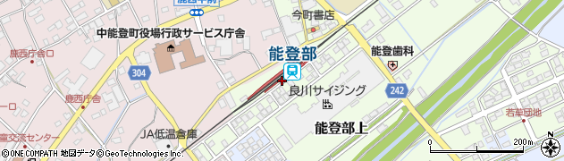 能登部駅周辺の地図