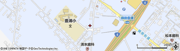 豊浦治療院周辺の地図
