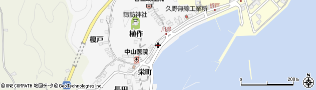 福島県いわき市中之作川岸23周辺の地図