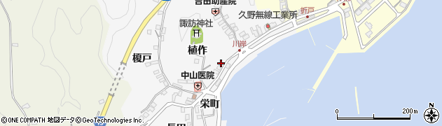 福島県いわき市中之作（川岸）周辺の地図