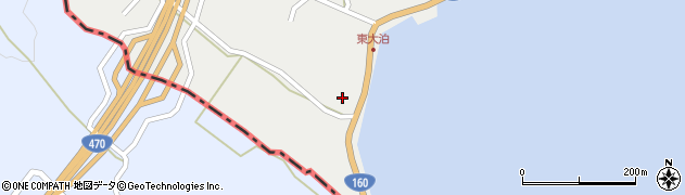 石川県七尾市大泊町（わ）周辺の地図