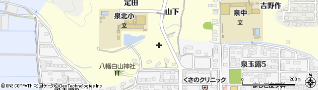 福島県いわき市泉町玉露山下124周辺の地図